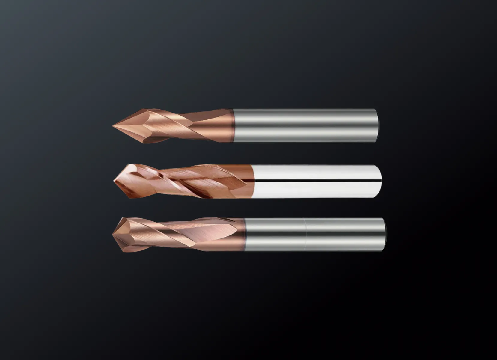 超硬2枚刃面取りミル