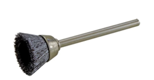 軸付ミニカップブラシ