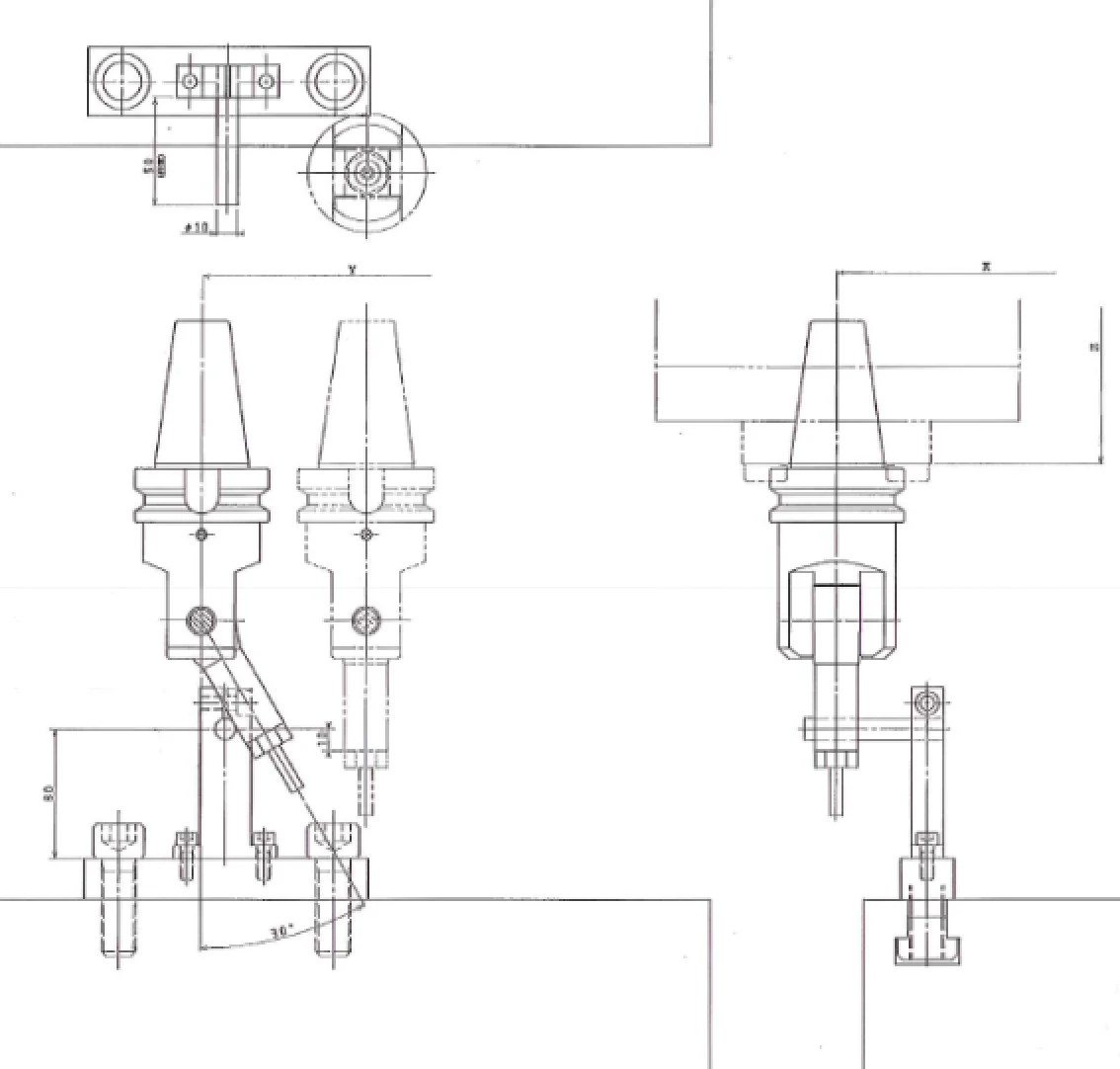 ノズルの角度変更 図面