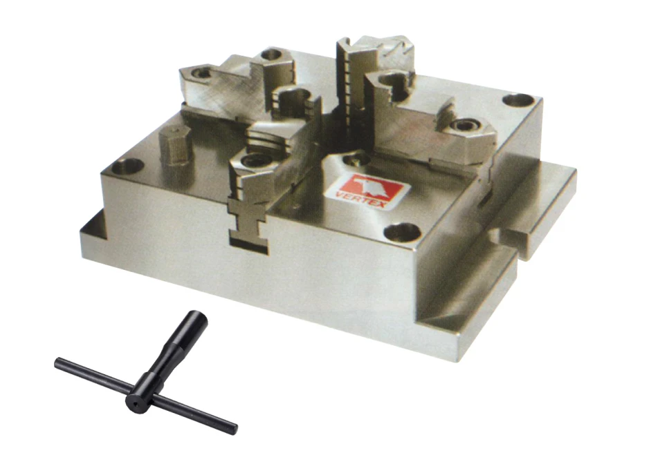 薄型フライスチャック4爪タイプ