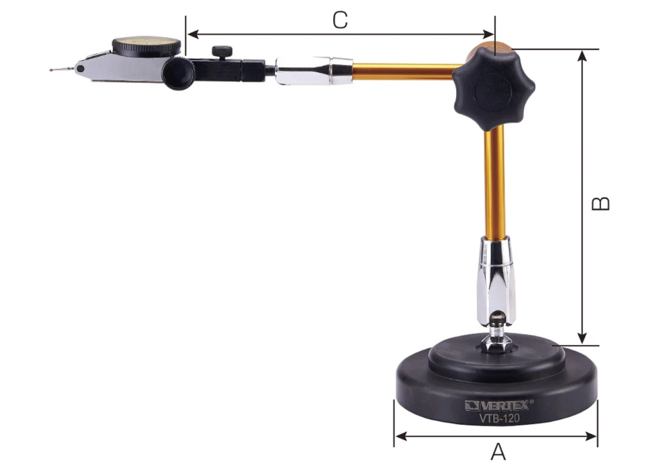 石定盤用ダイヤルゲージスタンド